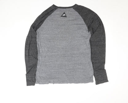 Young & Reckless Men’s Grey Long Sleeve Graphic Top Size L