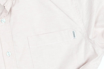 Topman Men's Beige Slim Fit Long Sleeve Button-Up Shirt L
