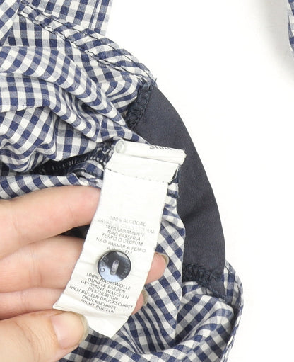 Cedar Wood State Men's Blue Check Button-Up Long Sleeve Shirt XL