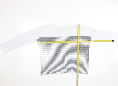 Womens UK Size S Whistles White Basic T-Shirt