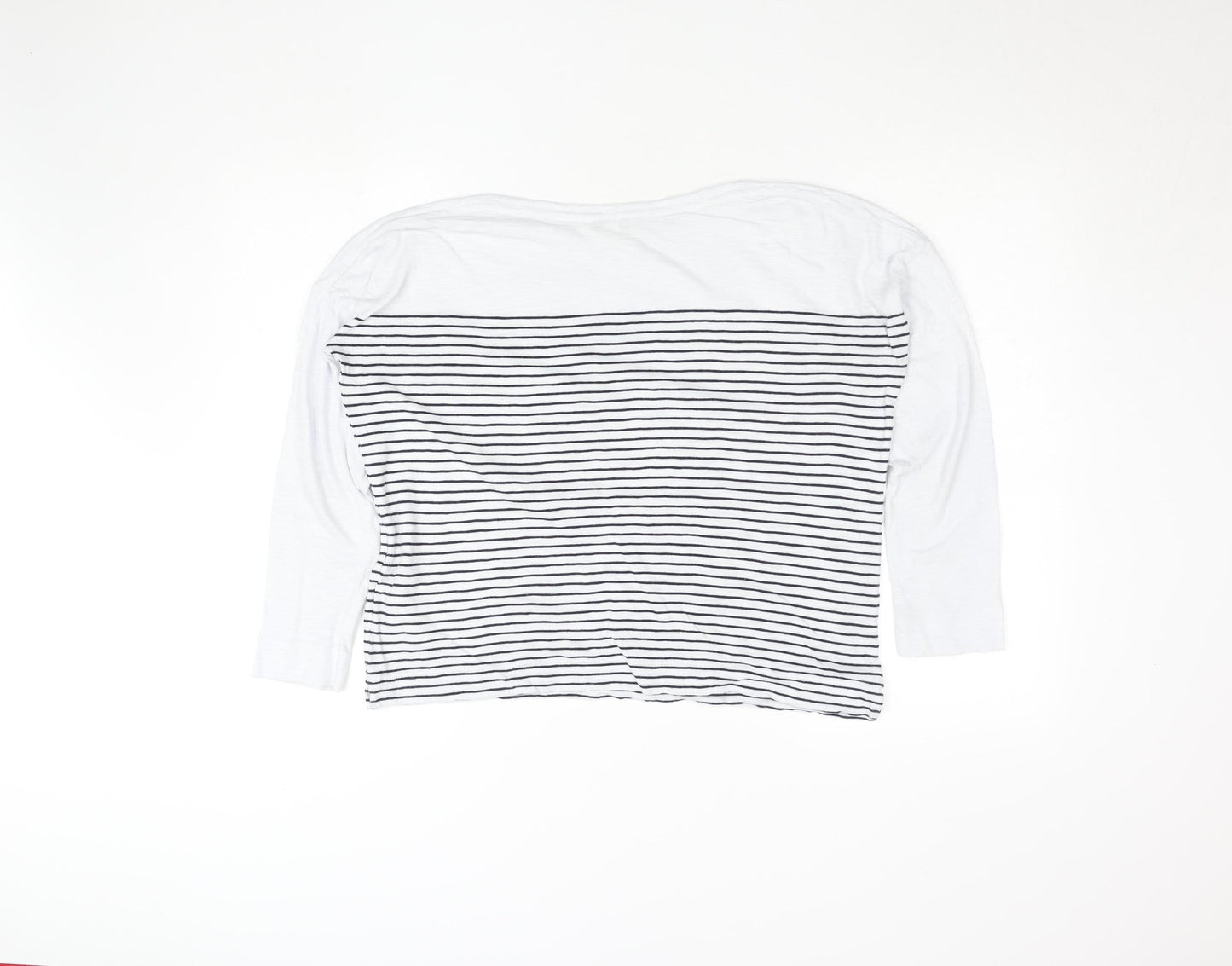 Womens UK Size S Whistles White Basic T-Shirt