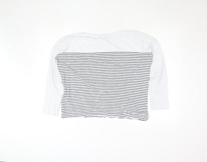 Womens UK Size S Whistles White Basic T-Shirt