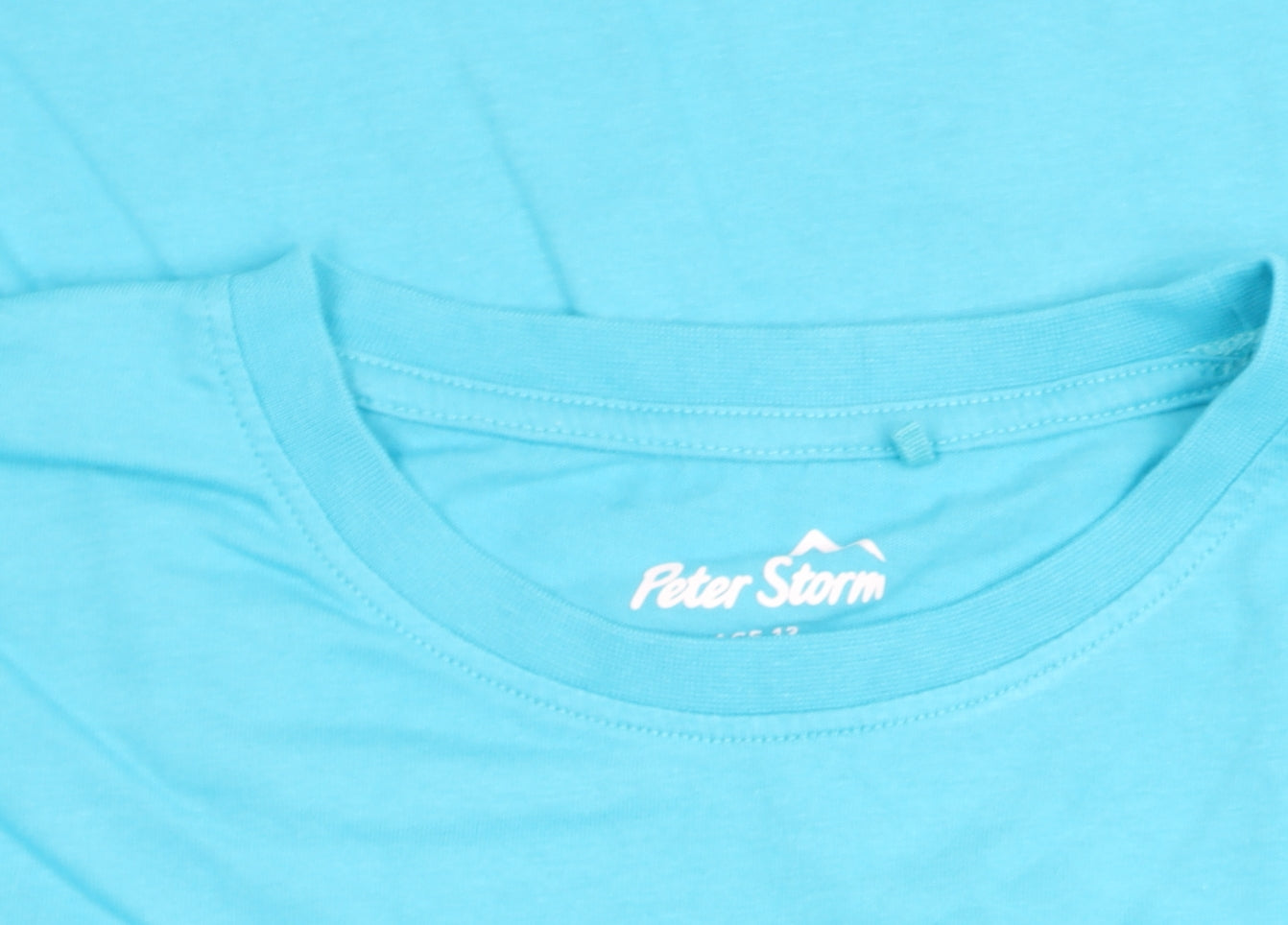 Peter Storm Womens Blue Funny Graphic T-Shirt Size 12 Cotton Crew Neck