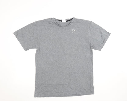 Gymshark Men’s Grey XS Athletic Fit Short Sleeve T-Shirt