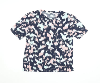 Womens UK Size 8 Marks and Spencer Multicoloured Basic T-Shirt