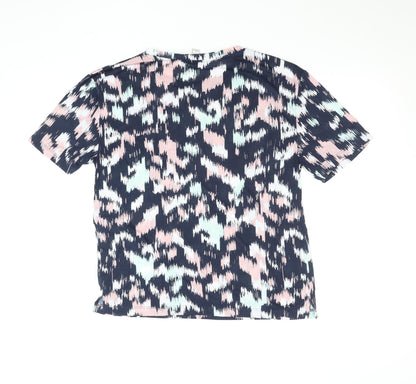 Womens UK Size 8 Marks and Spencer Multicoloured Basic T-Shirt