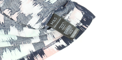 Womens UK Size 8 Marks and Spencer Multicoloured Basic T-Shirt