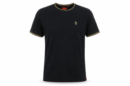 Mens UK Size M Luke Black  T-Shirt