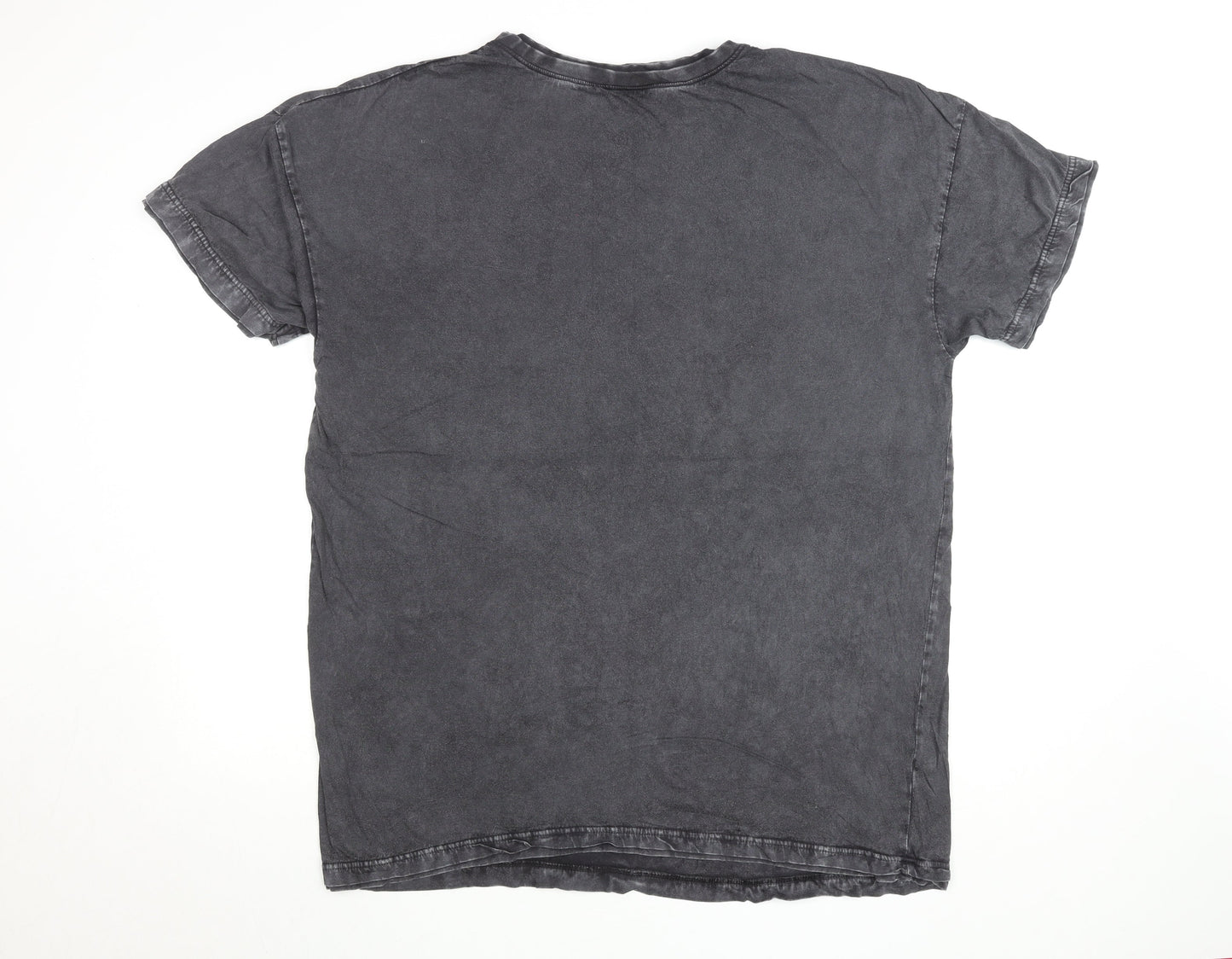 Mens UK Size L Liquor n Poker Black  T-Shirt