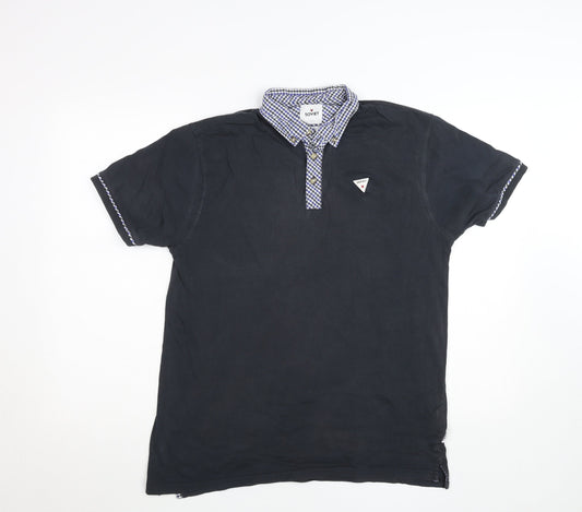 Mens UK Size L Soviet Cotton Polo Shirt