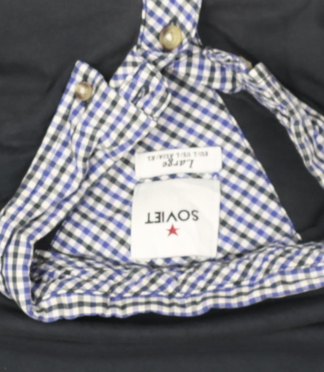 Mens UK Size L Soviet Cotton Polo Shirt