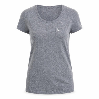 Womens UK Size 6 Jack Wills Grey Gym & Training T-Shirt