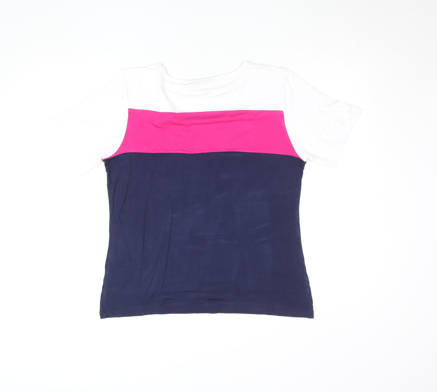 Womens UK Size 18 Gray & Osbourn Multicoloured Basic T-Shirt