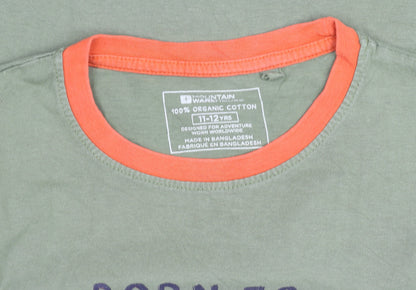 Boys UK Size 11-12 Years Waintain Green BasicPullover T-Shirt