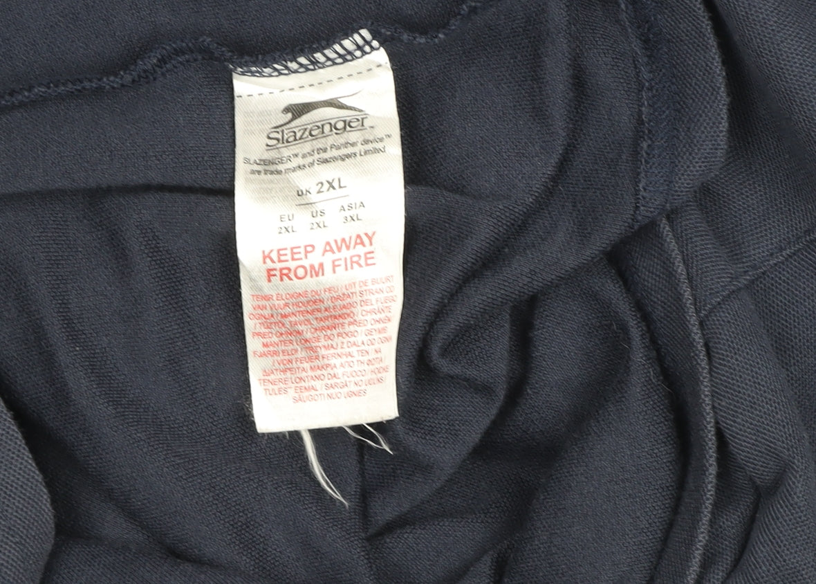 Mens UK Size 2XL Slazenger Cotton Polo Shirt