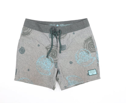 Pukas Surf Men’s Grey 32 Athletic Drawstring Quick Dry Shorts