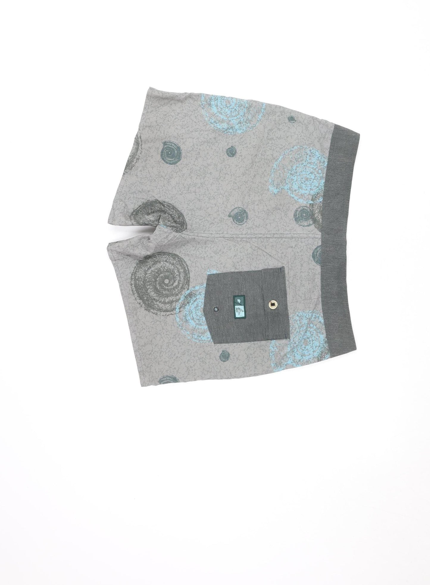 Pukas Surf Men’s Grey 32 Athletic Drawstring Quick Dry Shorts