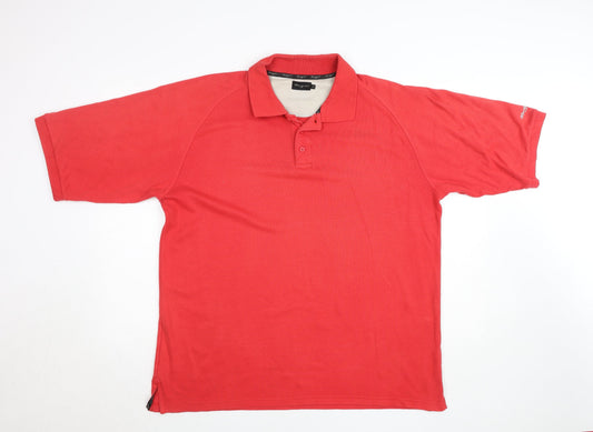 Mens UK Size XL Resgue Cotton Blend Polo Shirt
