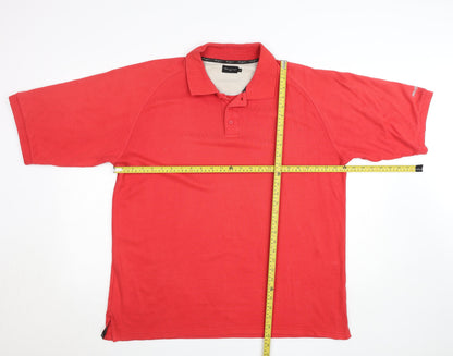Mens UK Size XL Resgue Cotton Blend Polo Shirt