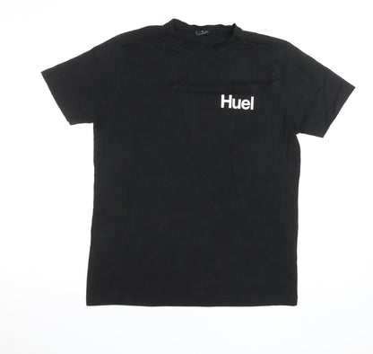 Mens UK Size S Huel Black  T-Shirt