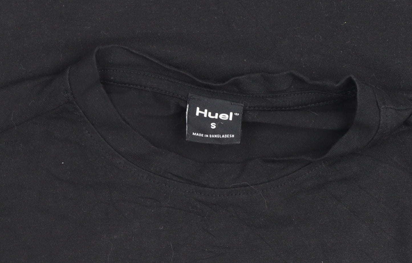Mens UK Size S Huel Black  T-Shirt