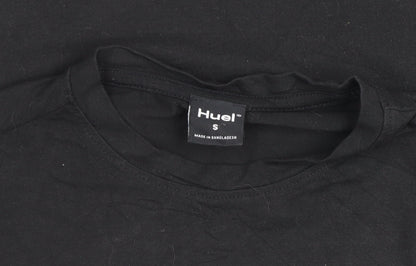 Mens UK Size S Huel Black  T-Shirt