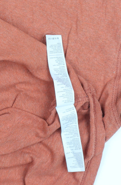 FatFace Womens Orange Cotton Short Sleeve Basic T-Shirt M