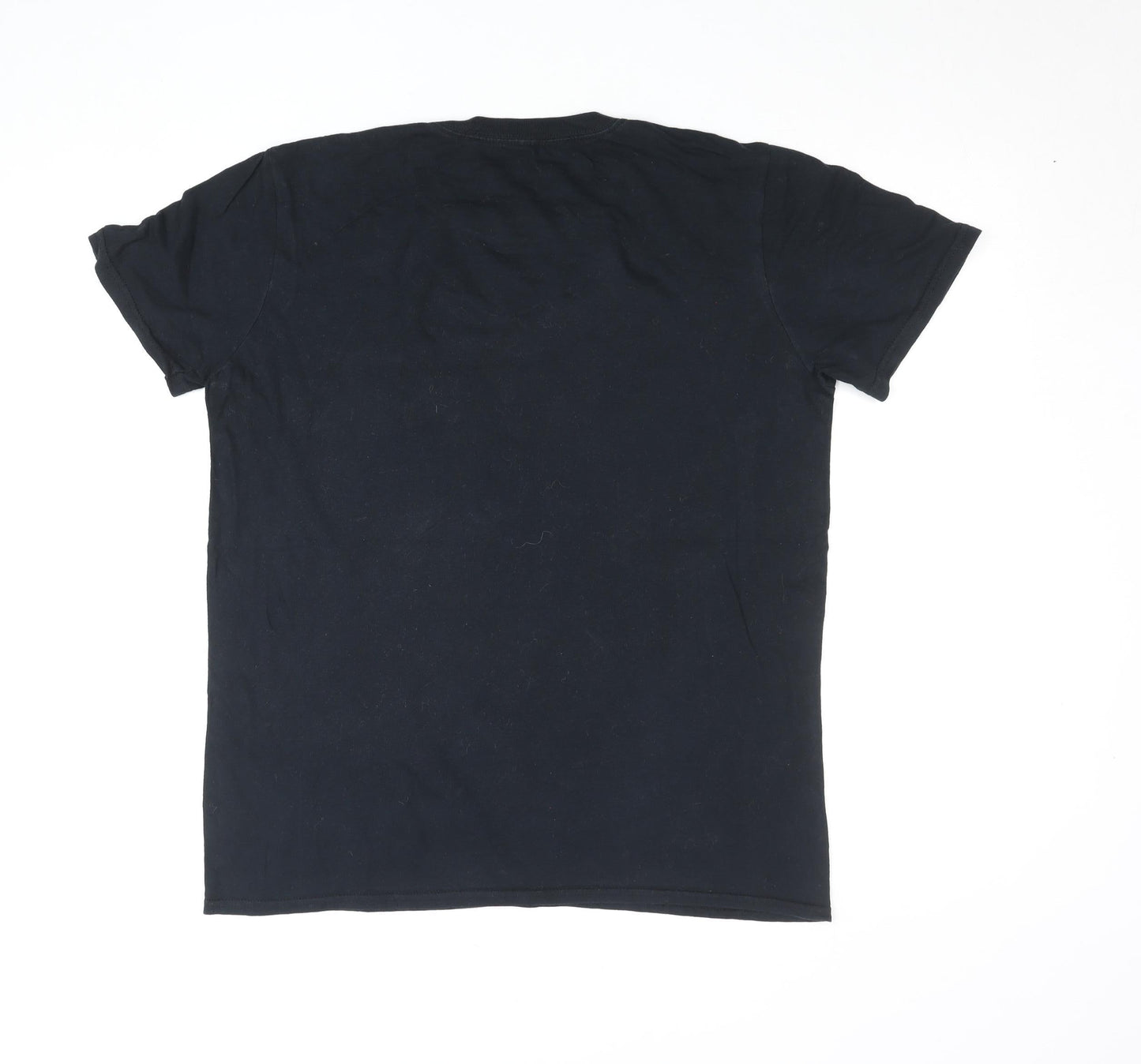 Womens UK Size M Warner Bros. Black Basic T-Shirt