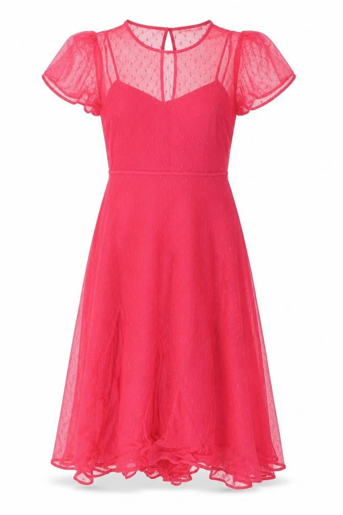 Womens UK Size 8 Oasis Fit & Flare Dress