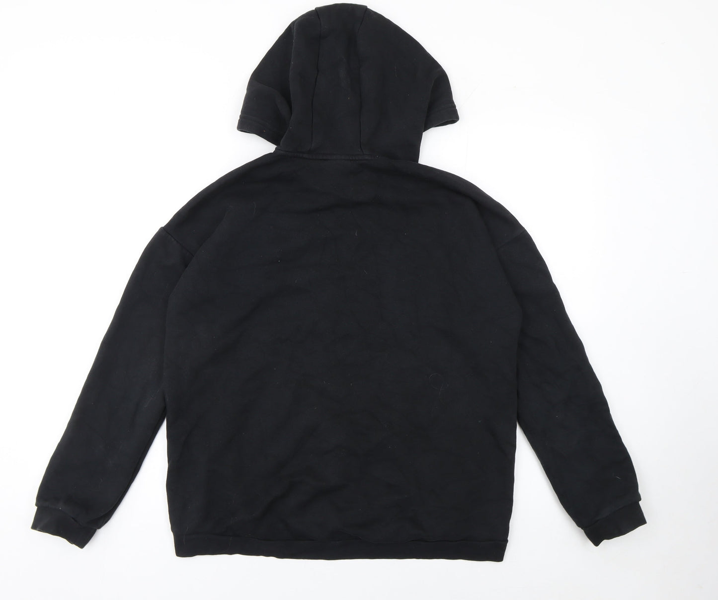 Adidas Women Black Small Pullover Hoodie Sweatshirt Cotton Logo