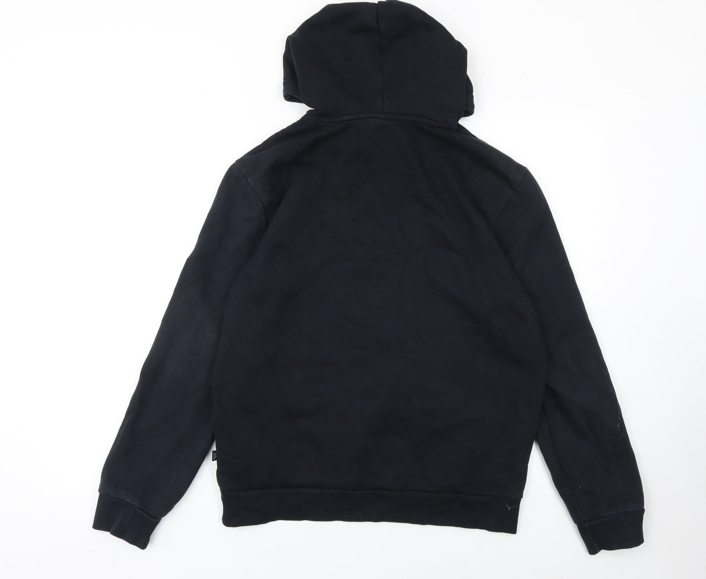 Mens UK Size S PUMA Black Pullover Hoodie