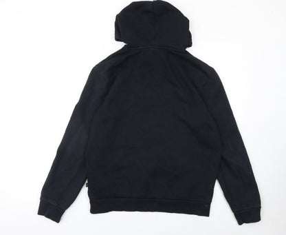 Mens UK Size S PUMA Black Pullover Hoodie
