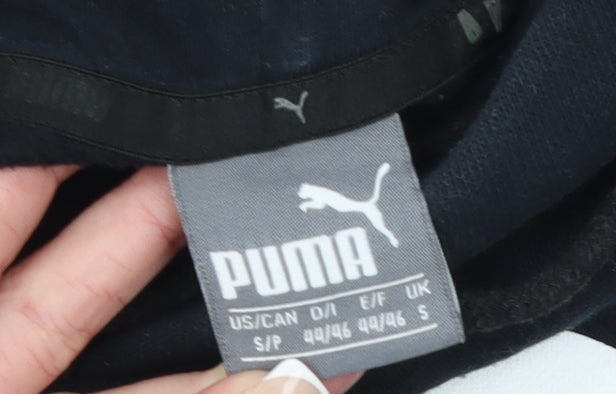 Mens UK Size S PUMA Black Pullover Hoodie