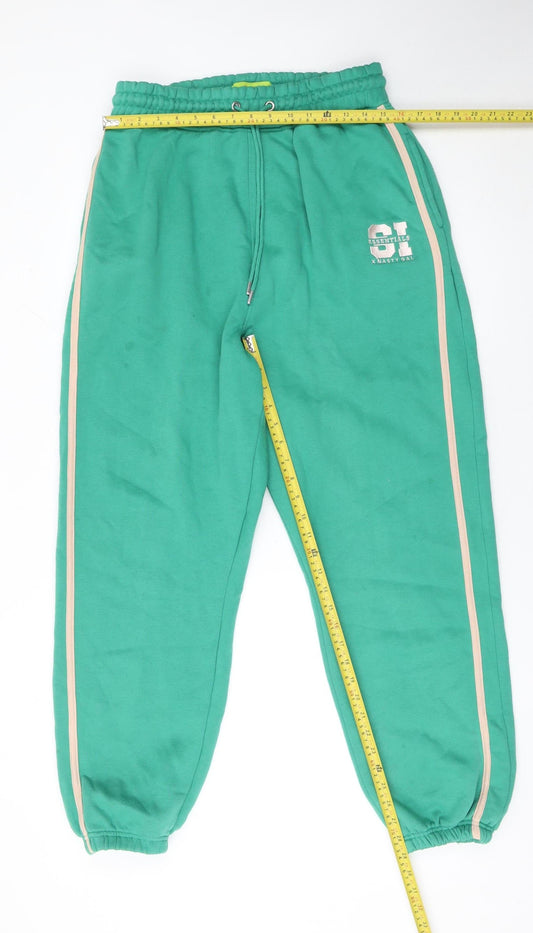 Nasty Gal Sports Illustrated Green Jogger Trousers Womens Size 16