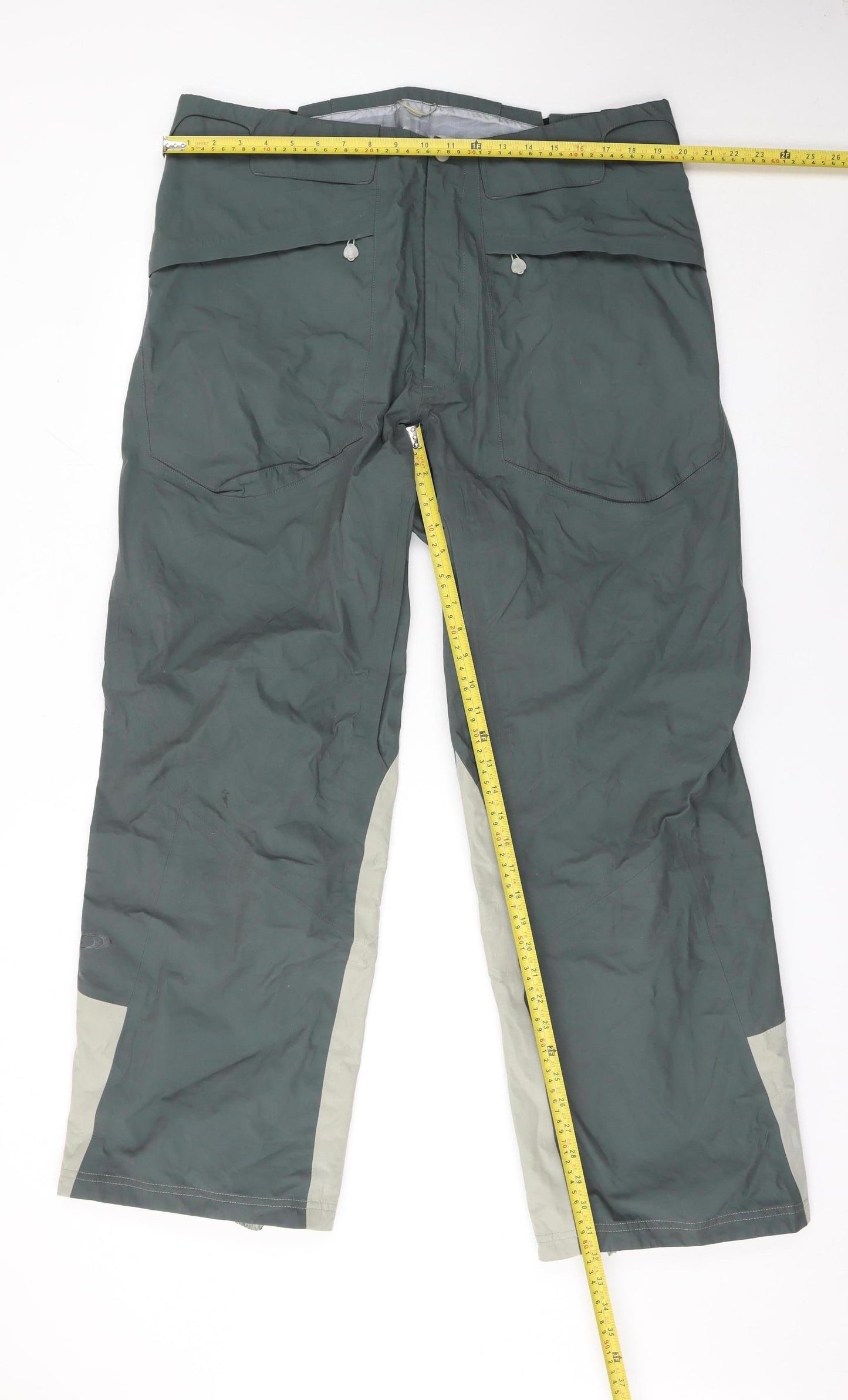 Salomon Men's Green XL AdvancedSkin Snow Pants Trousers