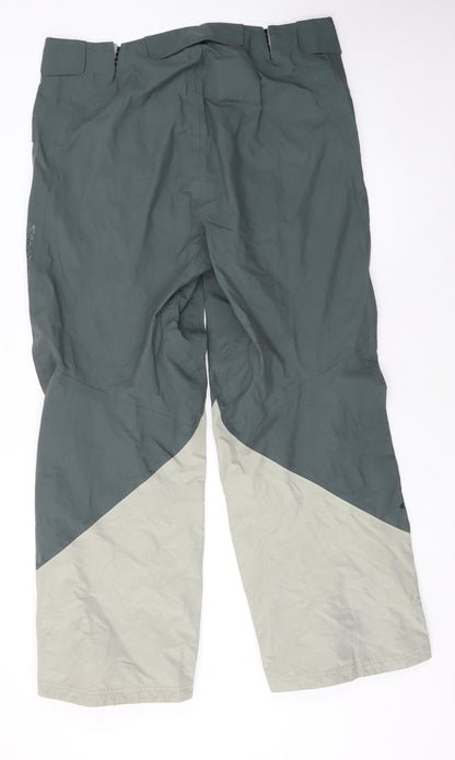 Salomon Men's Green XL AdvancedSkin Snow Pants Trousers