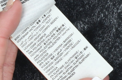 Superdry Womens Grey Crew Neck Sweatshirt Size 10 Regular Fit