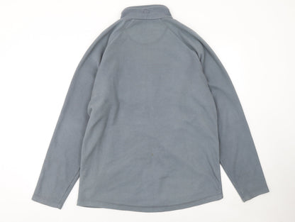 Peter Storm Men's Grey Fleece Full Zip Activewear Jacket M