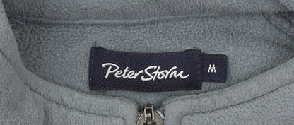 Peter Storm Men's Grey Fleece Full Zip Activewear Jacket M