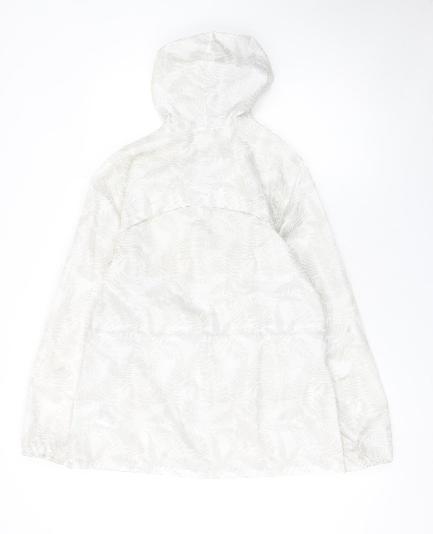 Womens UK Size M DECATHLON White Windbreaker Coat