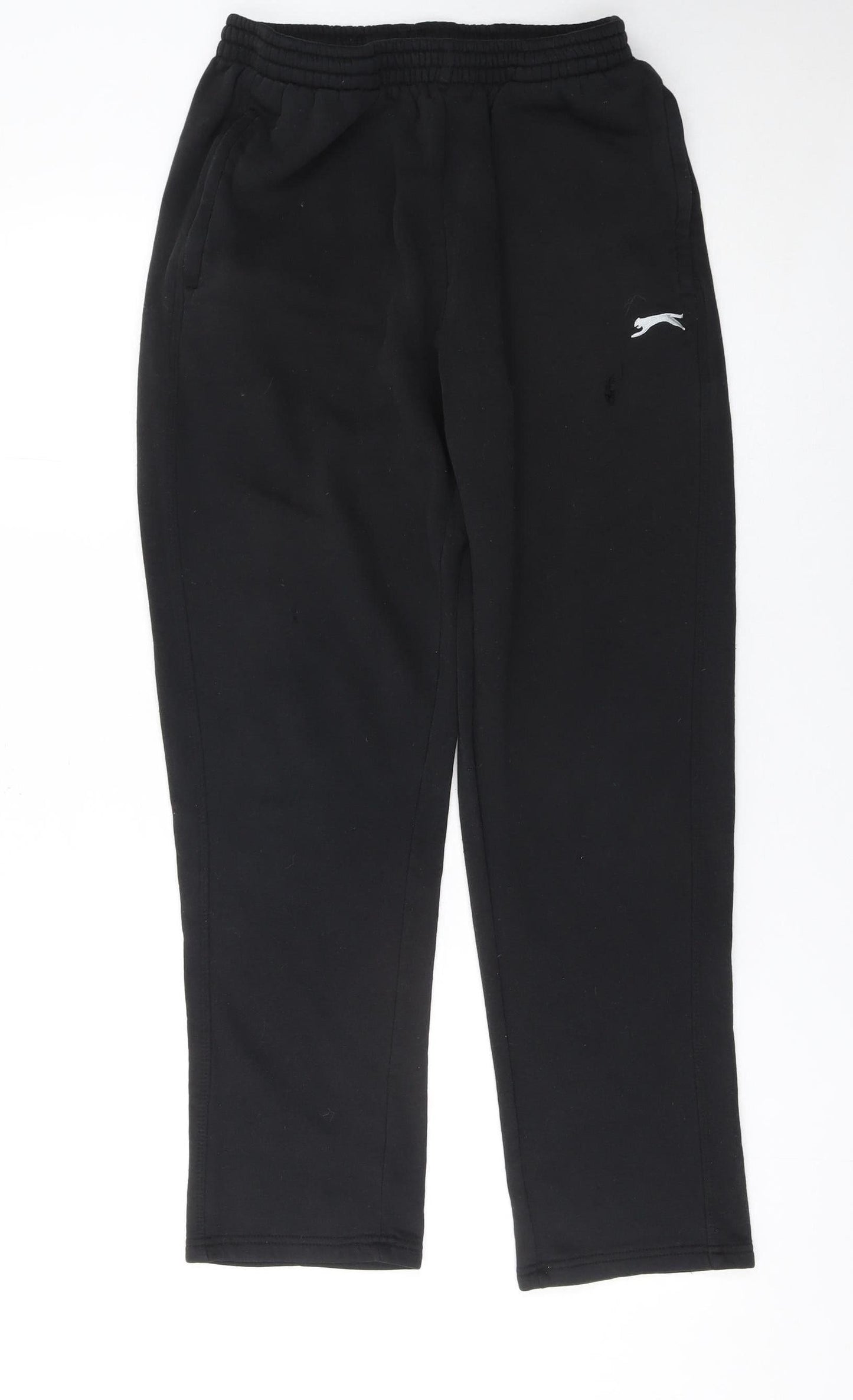 Slazenger Men’s Black Sweatpants M Regular Fit Fleece Joggers