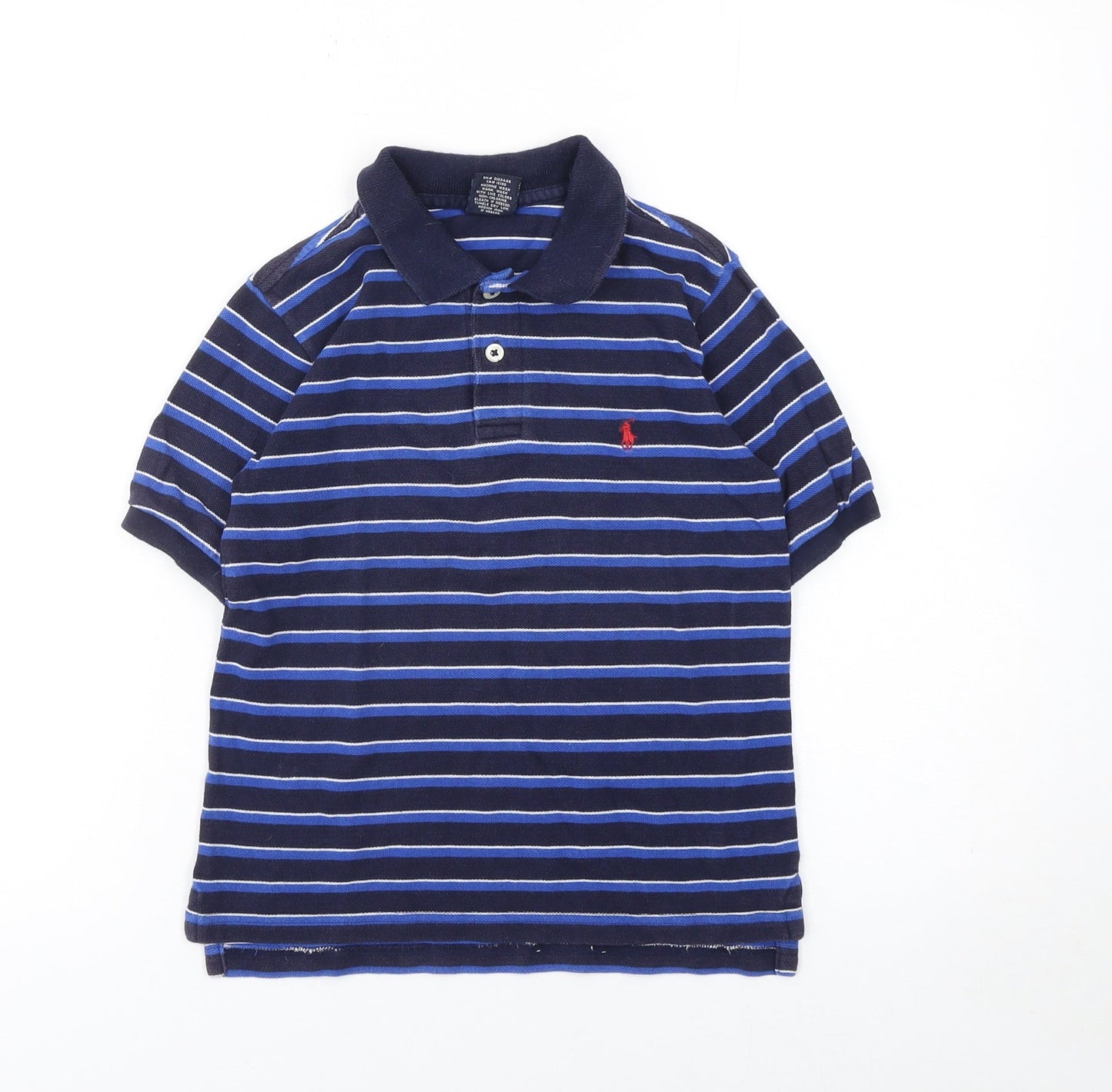 Boys UK Size 6 Years Ralph Lauren Blue Basic Polo