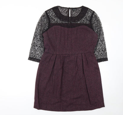 Womens UK Size 12 Kushi Fit & Flare Dress