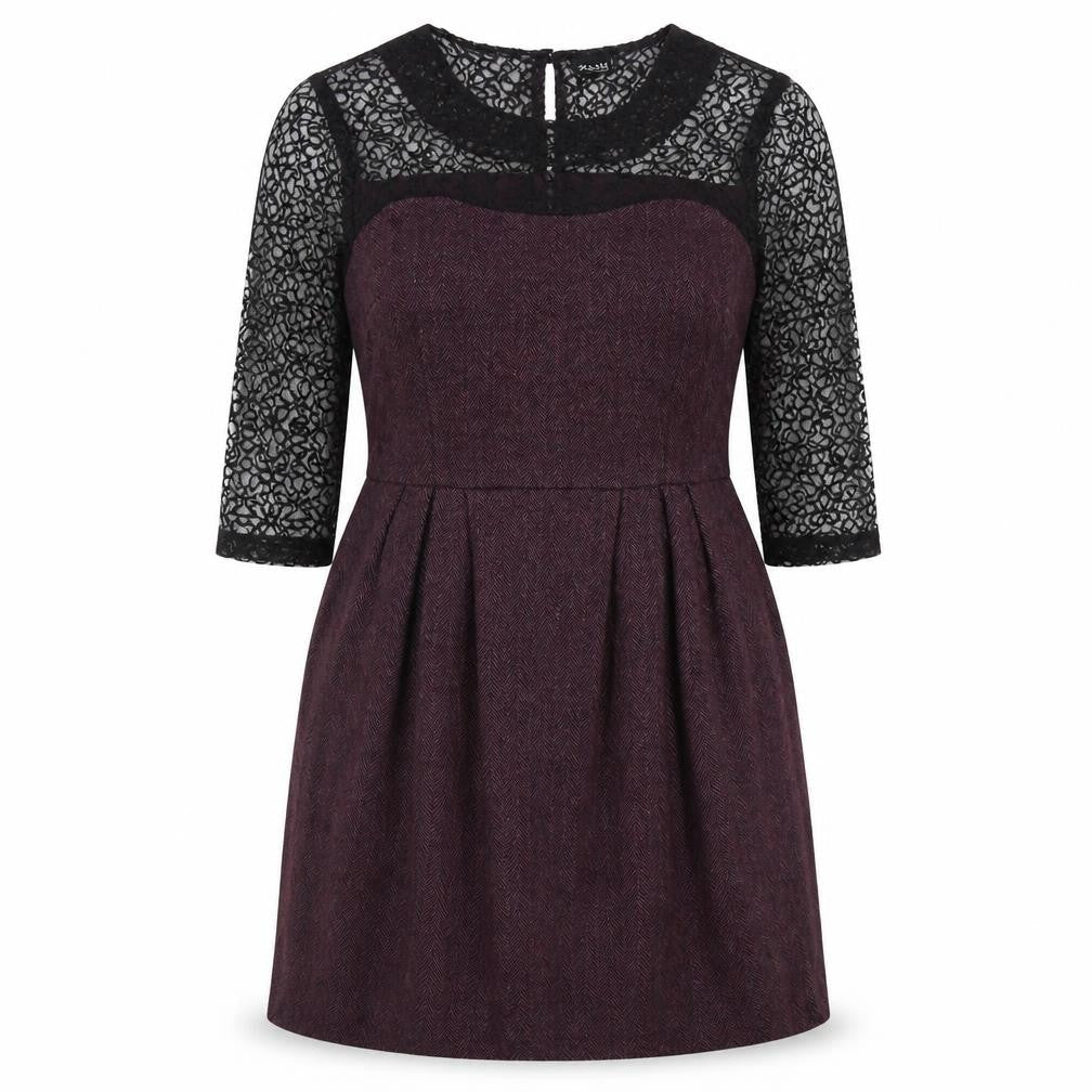Womens UK Size 12 Kushi Fit & Flare Dress