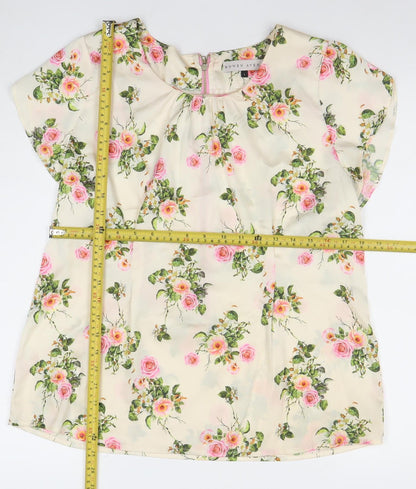Womens UK Size L Rowen Avenue Multicoloured Tunic Blouse