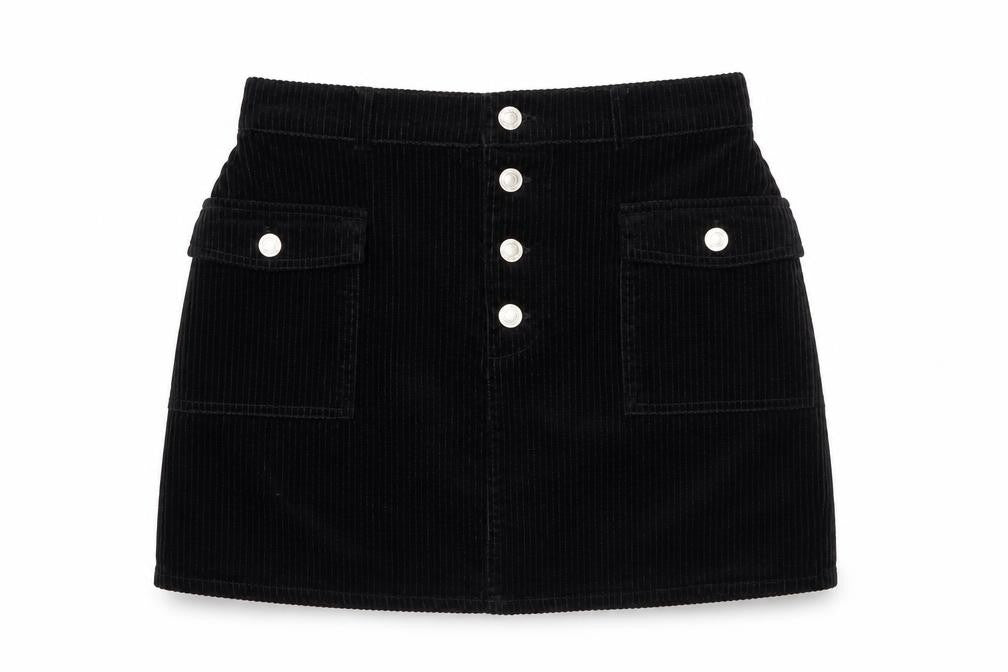 Womens UK Size 10 Primark A-Line Corduroy Skirt