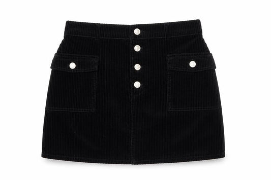 Womens UK Size 10 Primark A-Line Corduroy Skirt