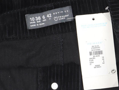Womens UK Size 10 Primark A-Line Corduroy Skirt