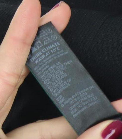 Marks and Spencer Womens Black A-Line Knee Length Skirt Size 10