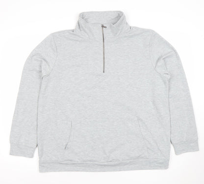 Womens UK Size 2XL GRECERELLE Grey Pullover Sweatshirt